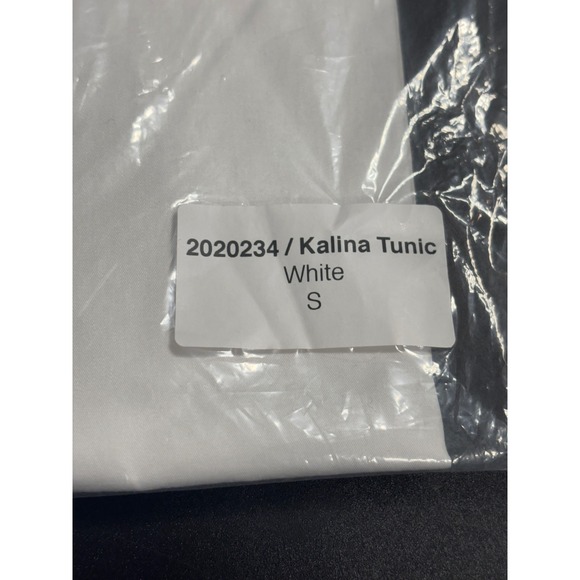 Harshman NEW Kalina Tunic Cotton‎ Blouse in White Size Small MSRP $210 - Picture 4 of 6